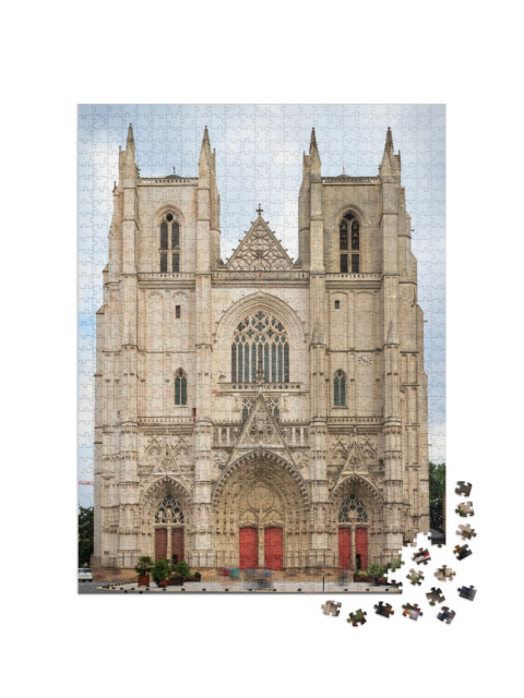 Puzzle de 1000 pièces « Cathédrale de Nantes »