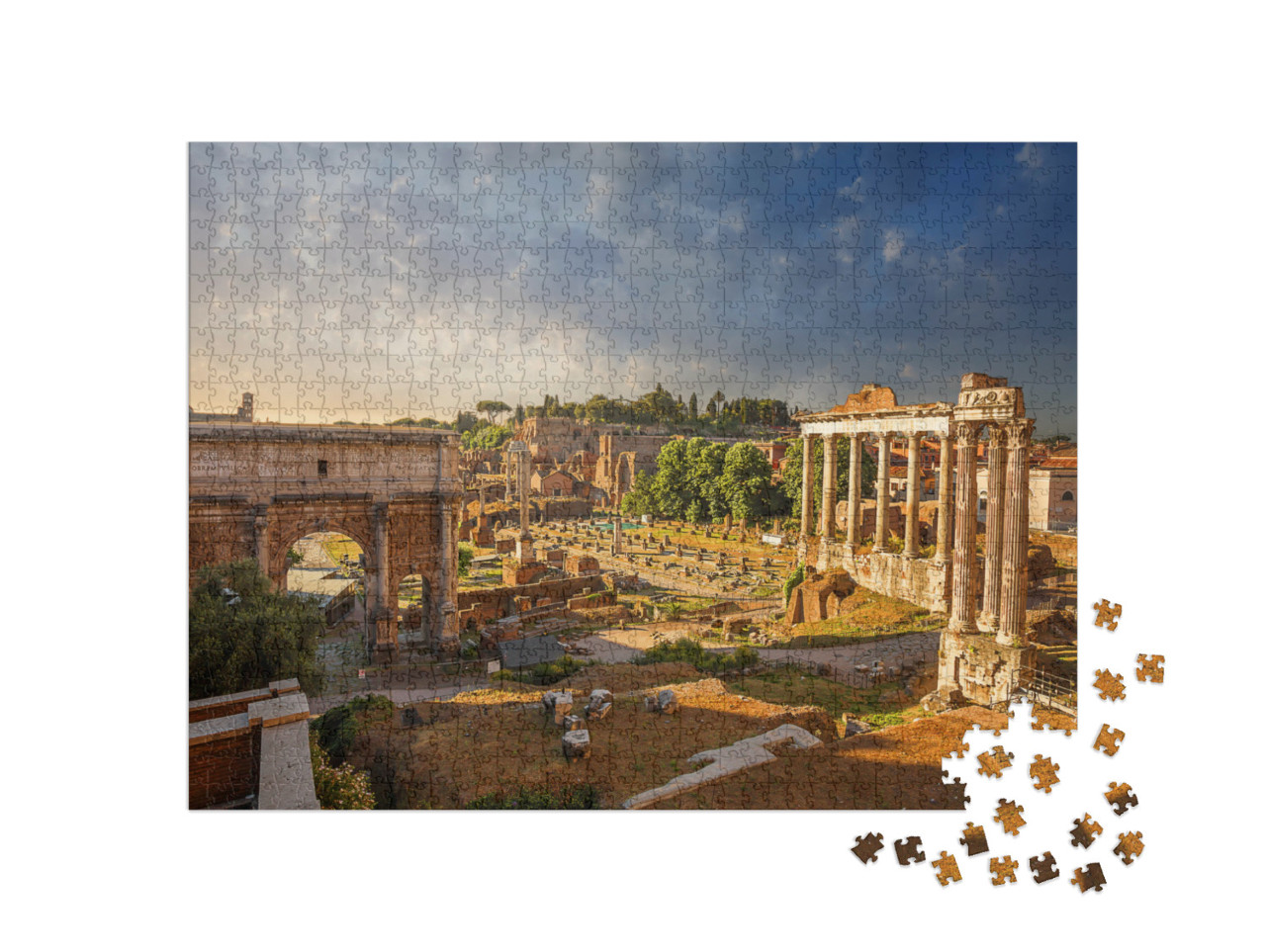Puzzle de 1000 pièces « Foro Romano, Rome »