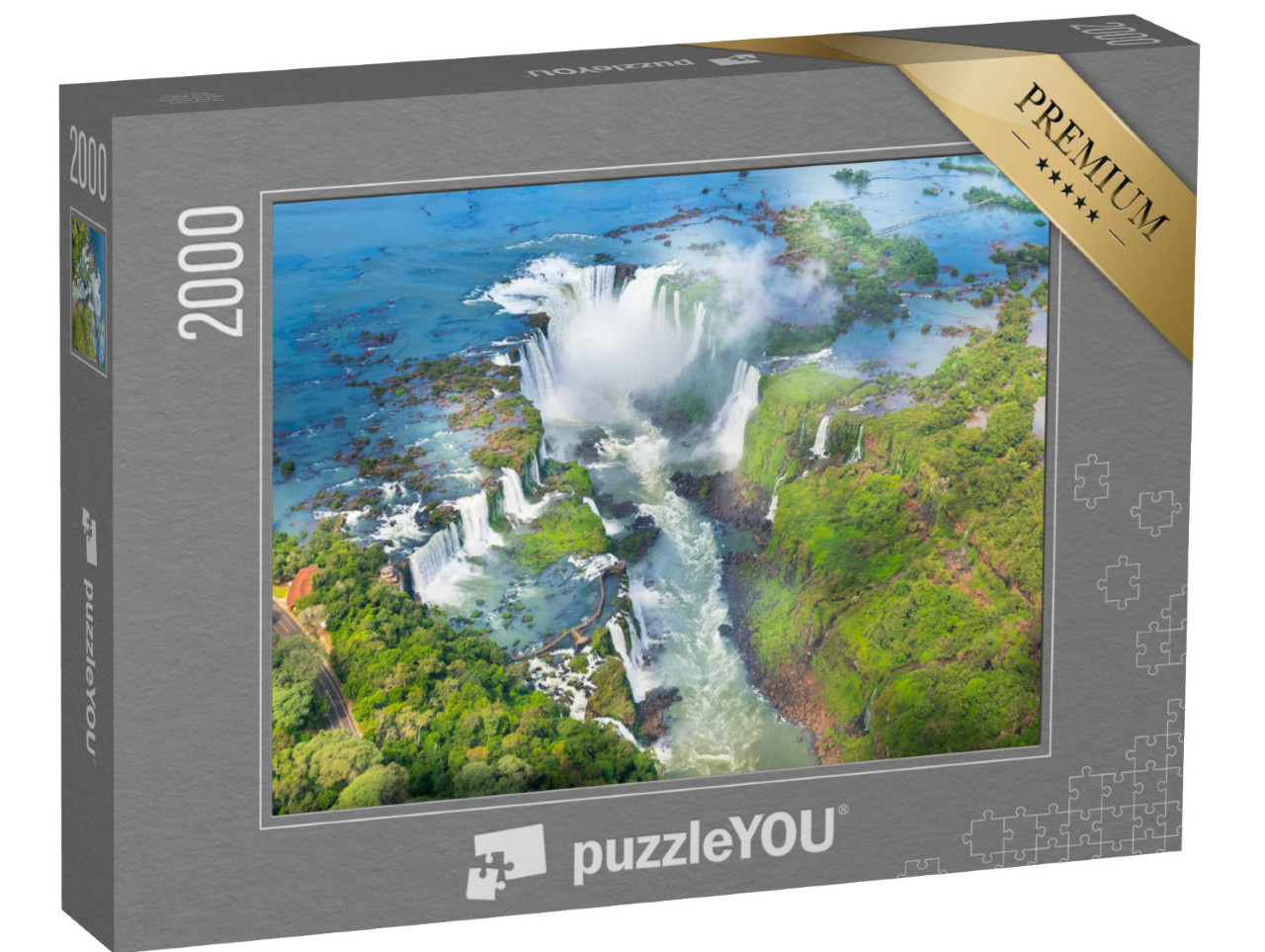 Puzzle de 2000 pièces « Les chutes d'Iguazu : une merveille de la nature brésilienne »
