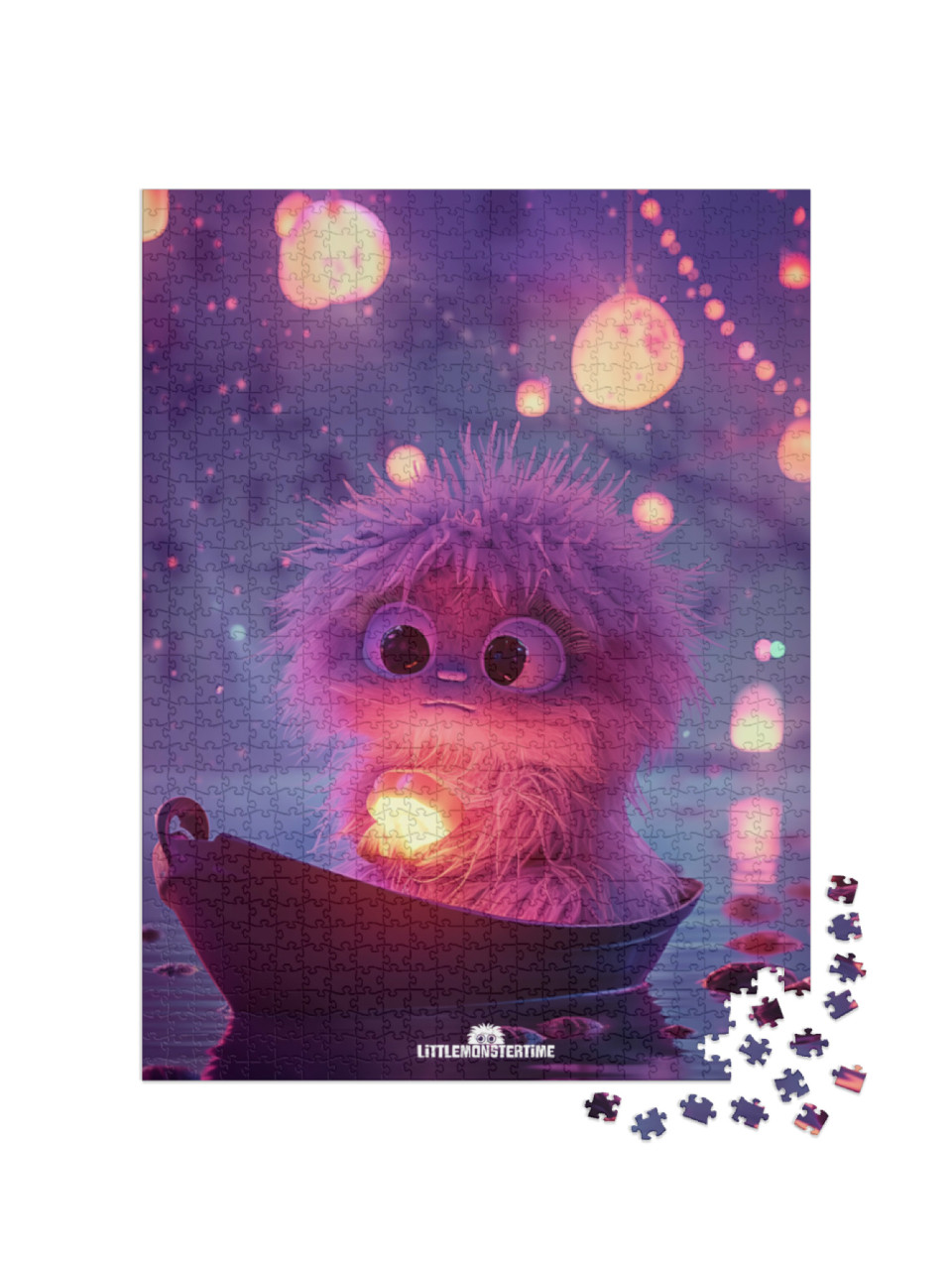Puzzle de 1000 pièces « LITTLEMONSTERTIME: Glow »