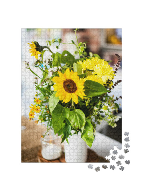Puzzle de 1000 pièces « Tournesols jaunes »