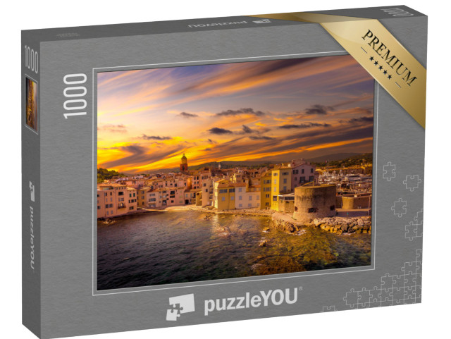 Puzzle de 1000 pièces « Vue sur la ville de Saint-Tropez »