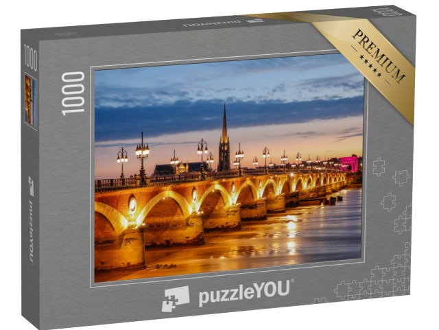 Puzzle de 1000 pièces « Pont de Pierre in Bordeaux, Frankreich »