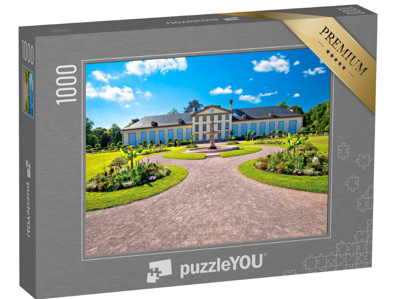 Puzzle de 1000 pièces « Parc de l'Orangerie à Strasbourg, région Alsace, France »