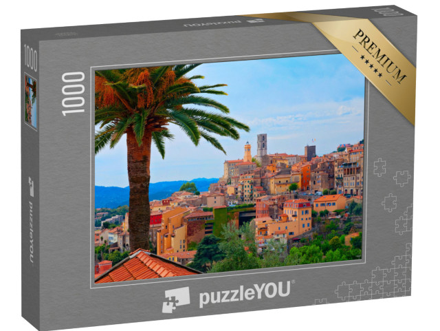 Puzzle de 1000 pièces « Grasse Village sur la Côte d'Azur, France »