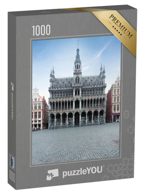 Puzzle de 1000 pièces « Grand Place à Bruxelles : Maison royale ou Maison du Roi »