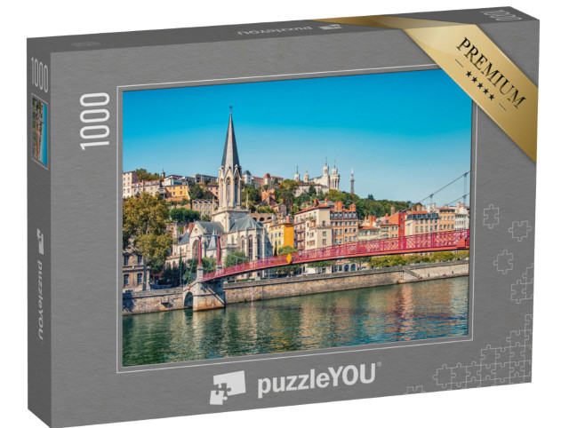 Puzzle de 1000 pièces « La ville de Lyon à la lumière du jour »