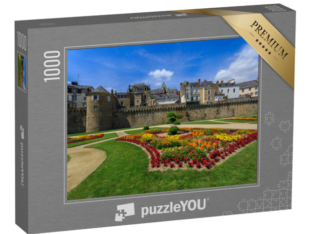 Puzzle de 1000 pièces « Vannes, une ville médiévale de Bretagne en France »