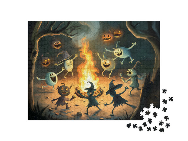 Puzzle de 1000 pièces « Danse du feu »