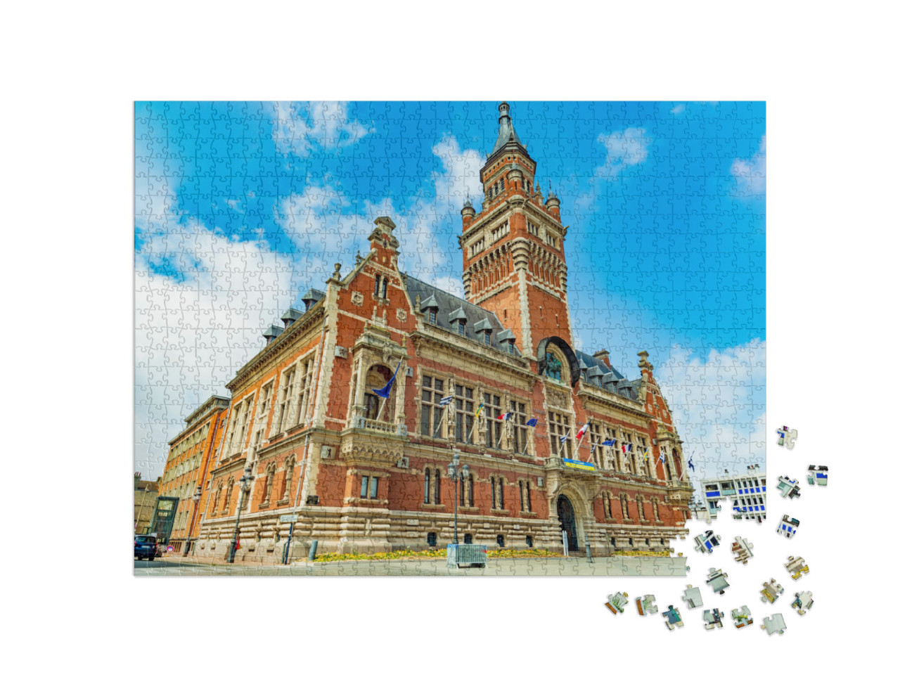 Puzzle de 1000 pièces « Dunkerque, ville du nord de la France »