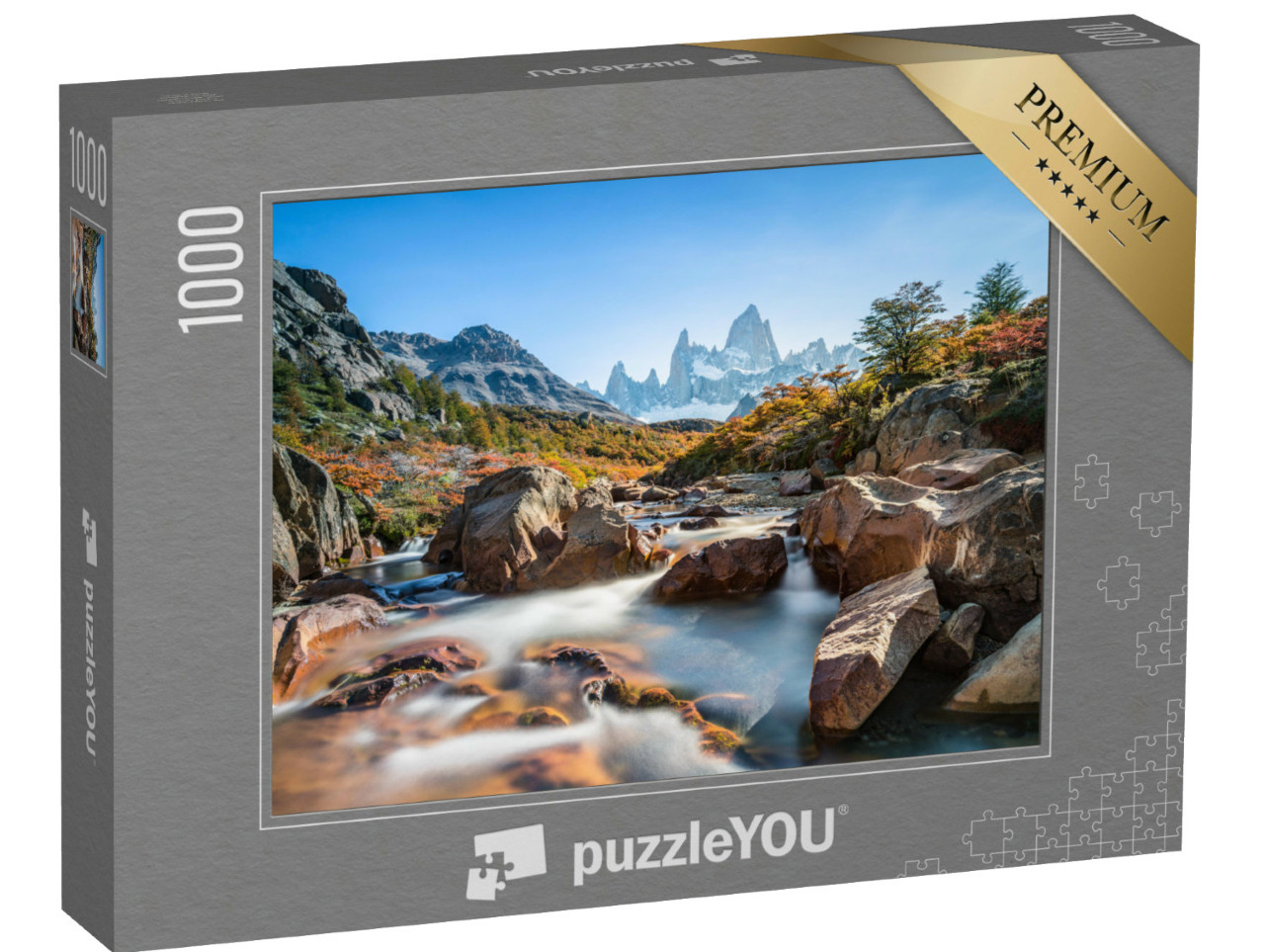 Puzzle de 1000 pièces « Automne au Fitz Roy Moutain, Patagonie, El Chalten, Argentine »