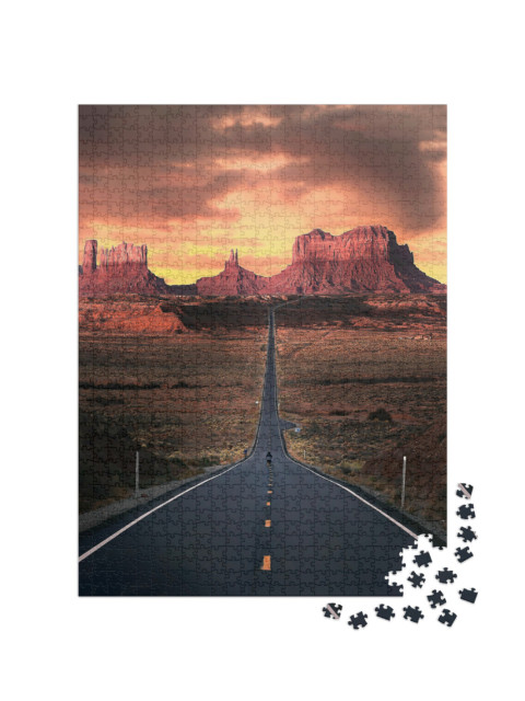Puzzle de 1000 pièces « Monument Valley, Utah, États-Unis »