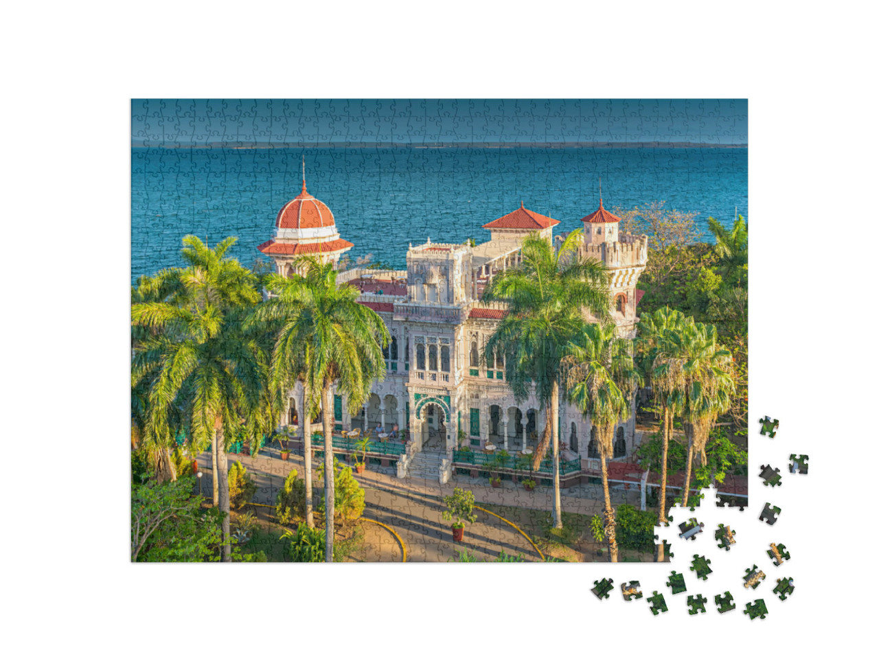 Puzzle de 1000 pièces « Palacio de Valle, Cienfuegos, Cuba »