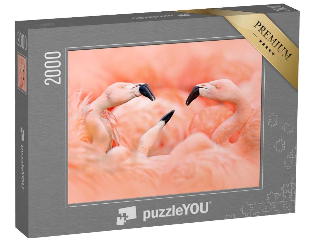 Puzzle de 2000 pièces « Flamants roses »
