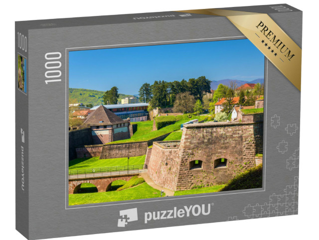 Puzzle de 1000 pièces « Murs de la forteresse de Belfort - France »