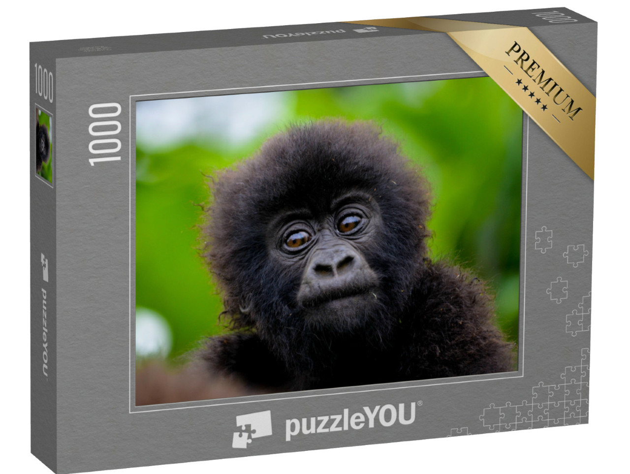 Puzzle de 1000 pièces « Un petit bébé gorille »