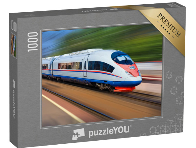 Puzzle de 1000 pièces « Train de banlieue moderne »