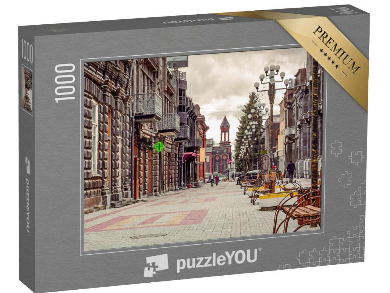 Puzzle de 1000 pièces « Ville historique de Gyumri en Arménie »