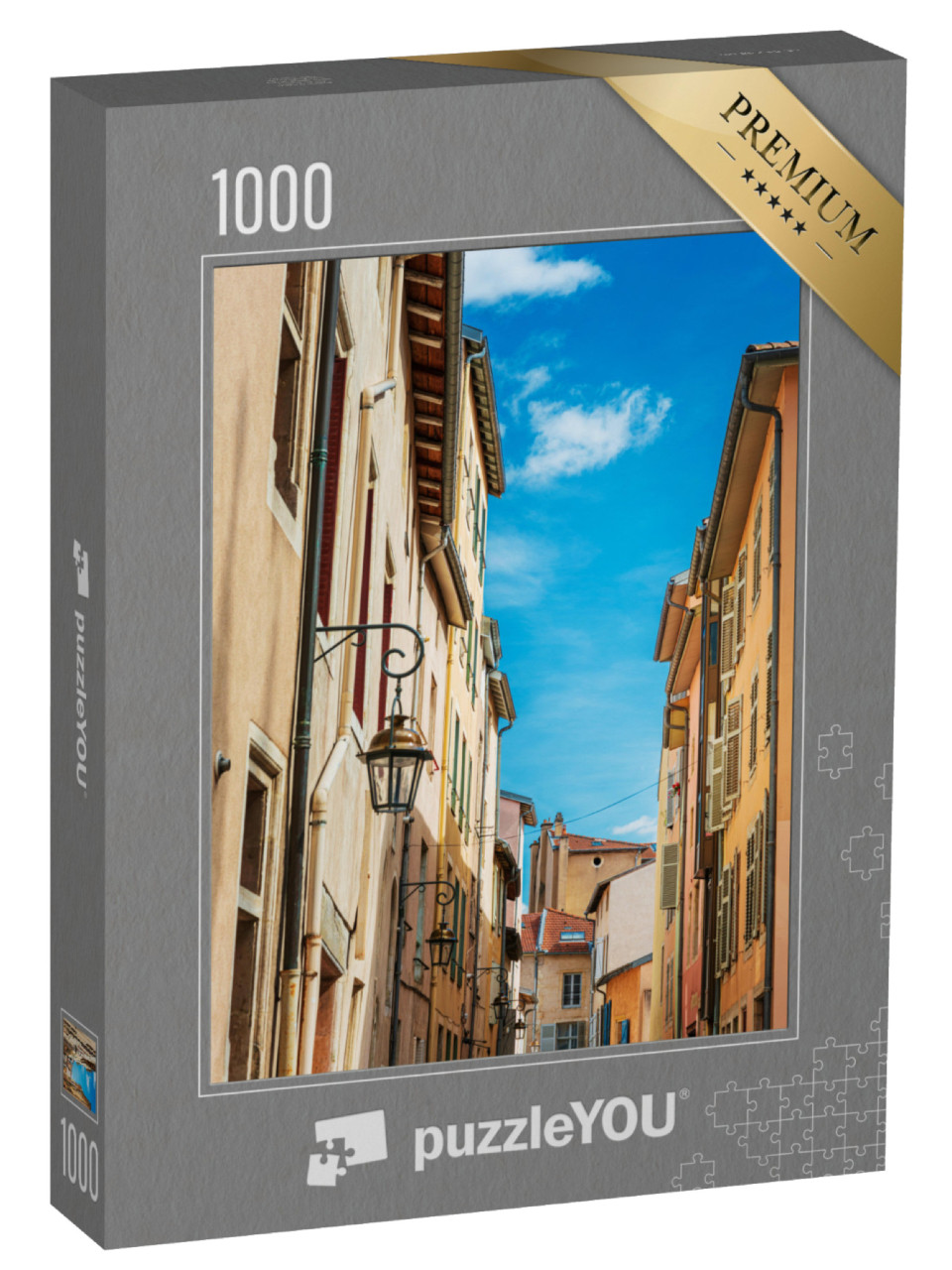 Puzzle de 1000 pièces « Vue des rues de la ville de Nancy, France »