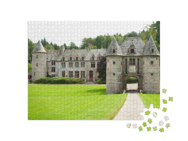 Puzzle de 1000 pièces « Château de Nacqueville (Chateau de Nacqueville), Normandie, France »