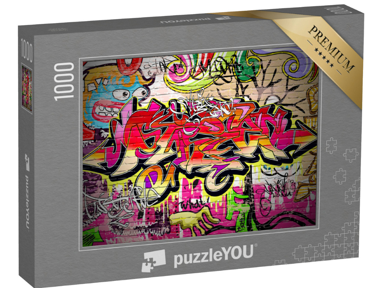 Puzzle de 1000 pièces « Le graffiti comme art urbain »