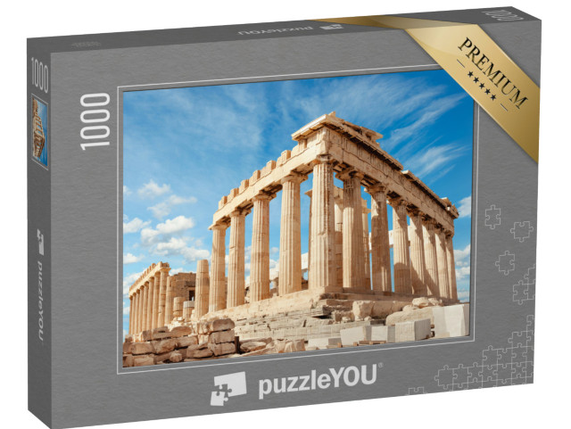 Puzzle de 1000 pièces « Temple du Parthénon en plein jour, Acropole, Athènes, Grèce »