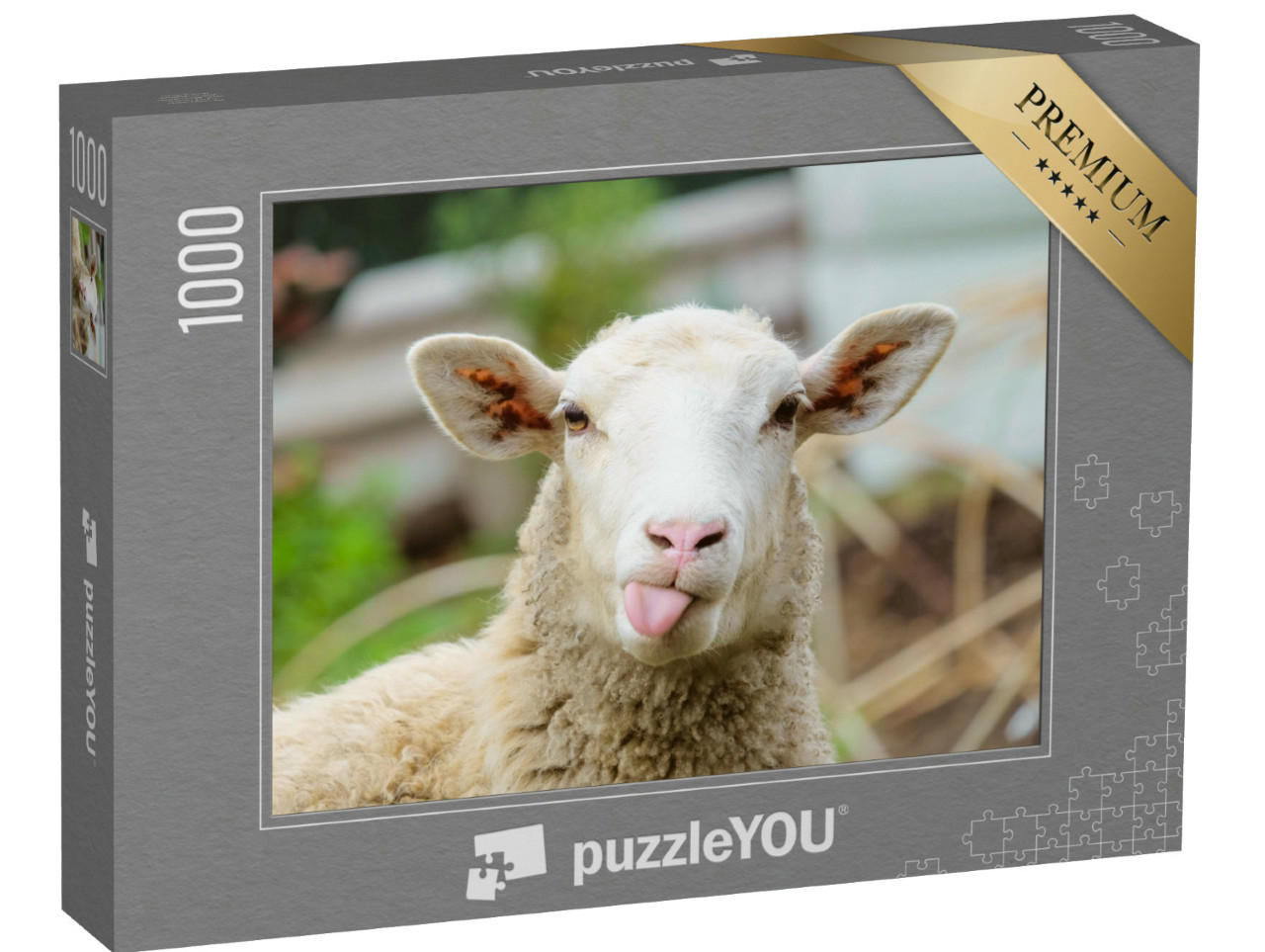 Puzzle de 1000 pièces « Portrait d'un mouton »