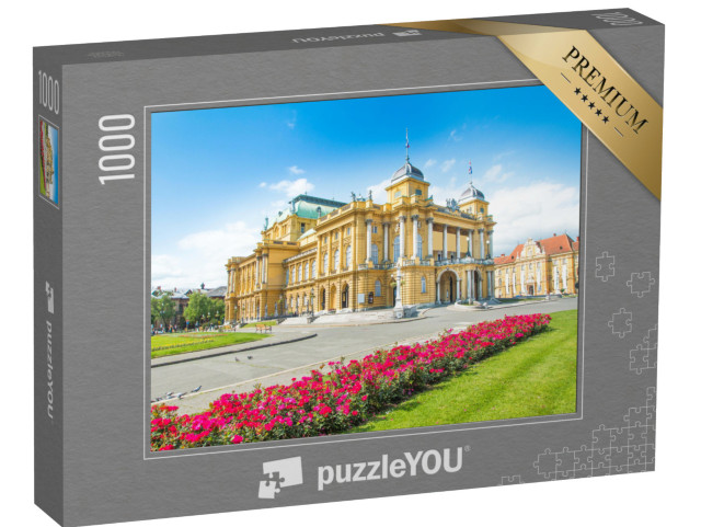 Puzzle de 1000 pièces « Théâtre national croate de Zagreb »