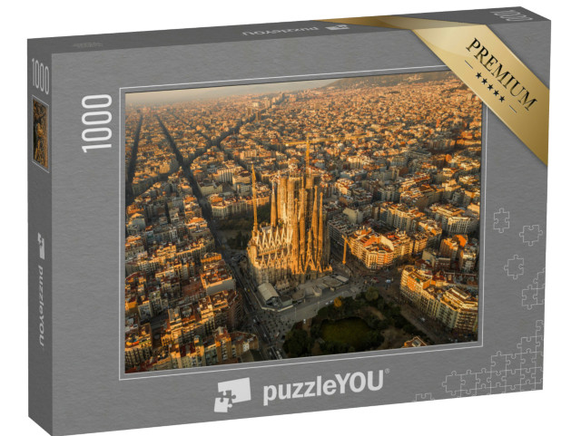 Puzzle de 1000 pièces « Barcelone vue du ciel »