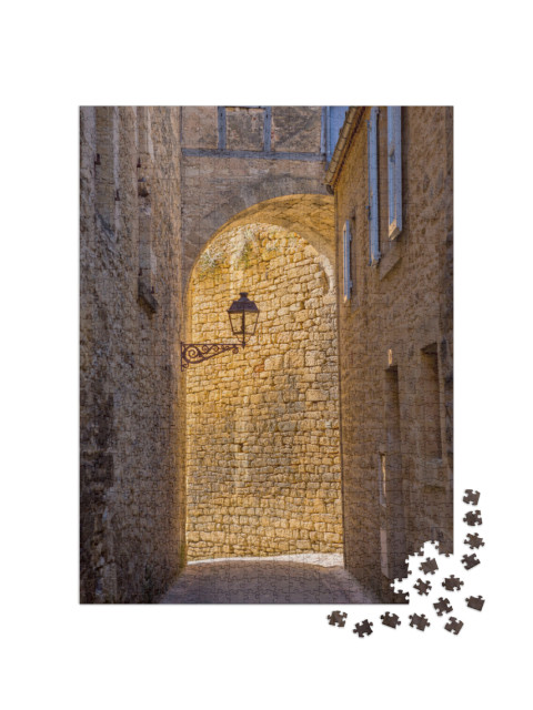 Puzzle de 1000 pièces « Maisons historiques à Sarlat la Caneda dans le département de la Dordogne, Aquitaine, France »