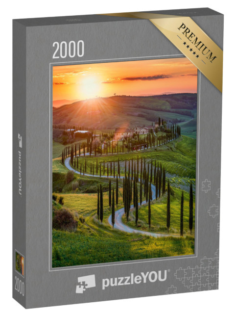 Puzzle de 2000 pièces « Printemps en Toscane, Italie »