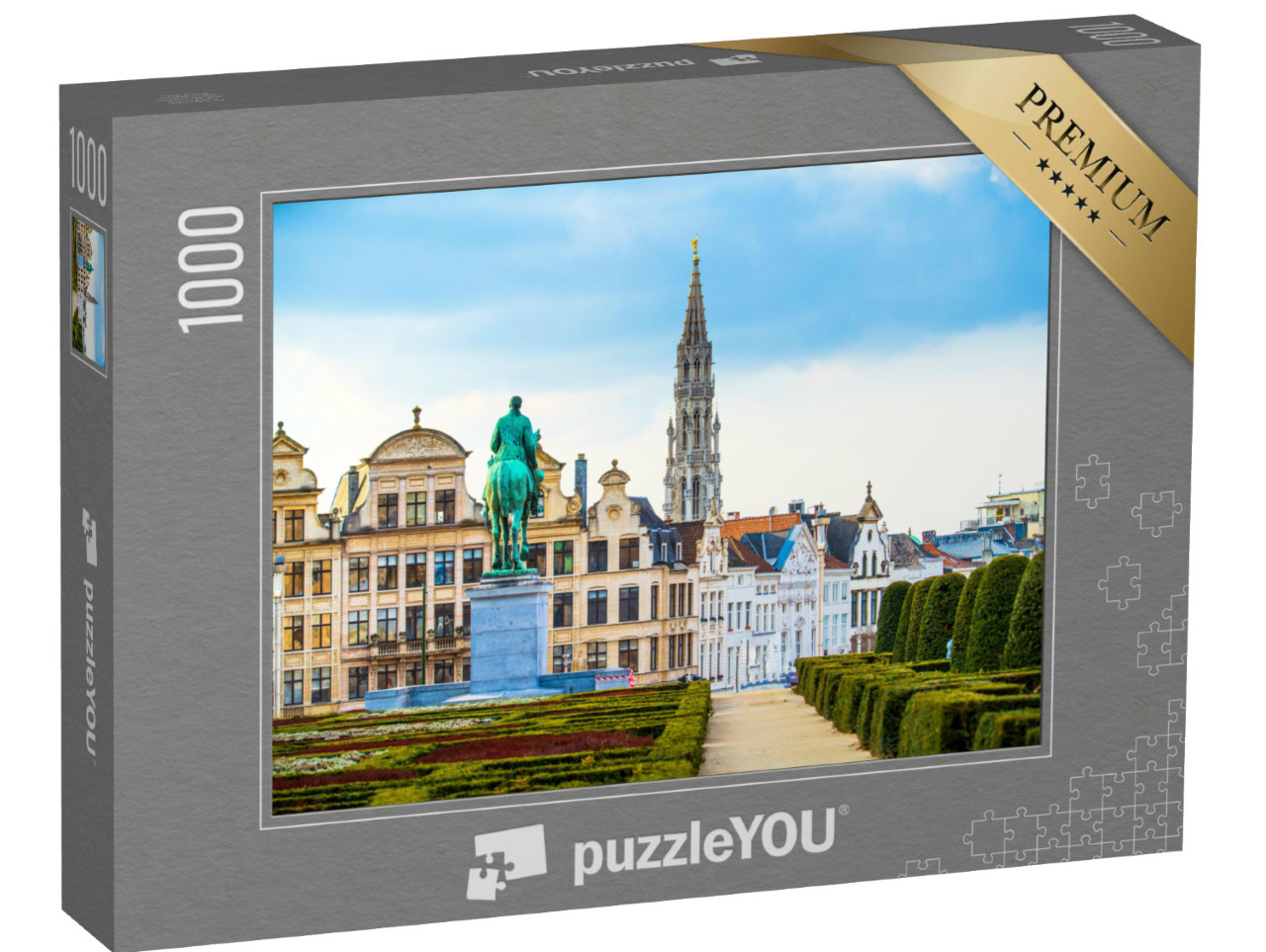 Puzzle de 1000 pièces « Montagne des Arts ou Mont des Arts, centre de Bruxelles, Belgique »