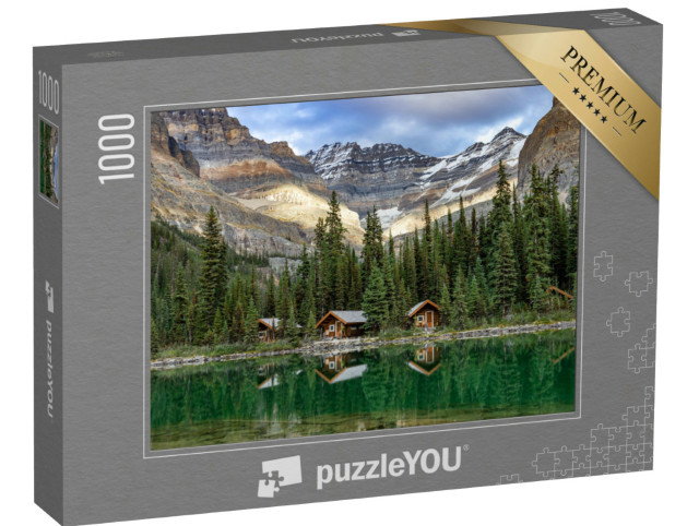 Puzzle de 1000 pièces « Cabanes au lac O'Hara »