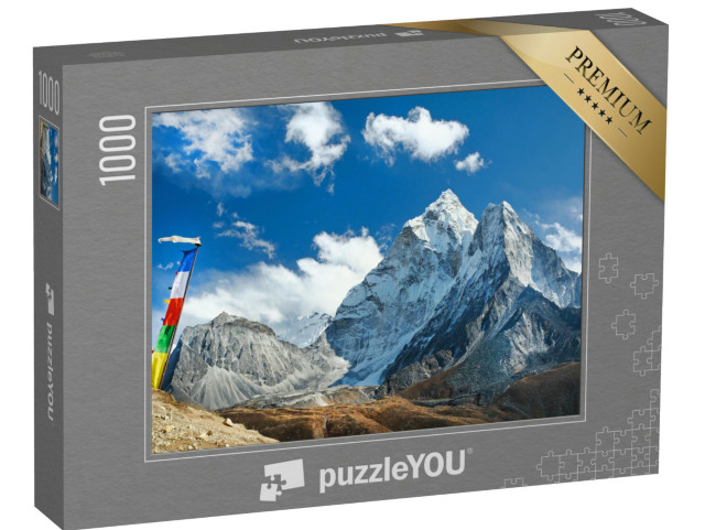 Puzzle de 1000 pièces « Ama Dablam sur le chemin du camp de base de l'Everest, Népal »