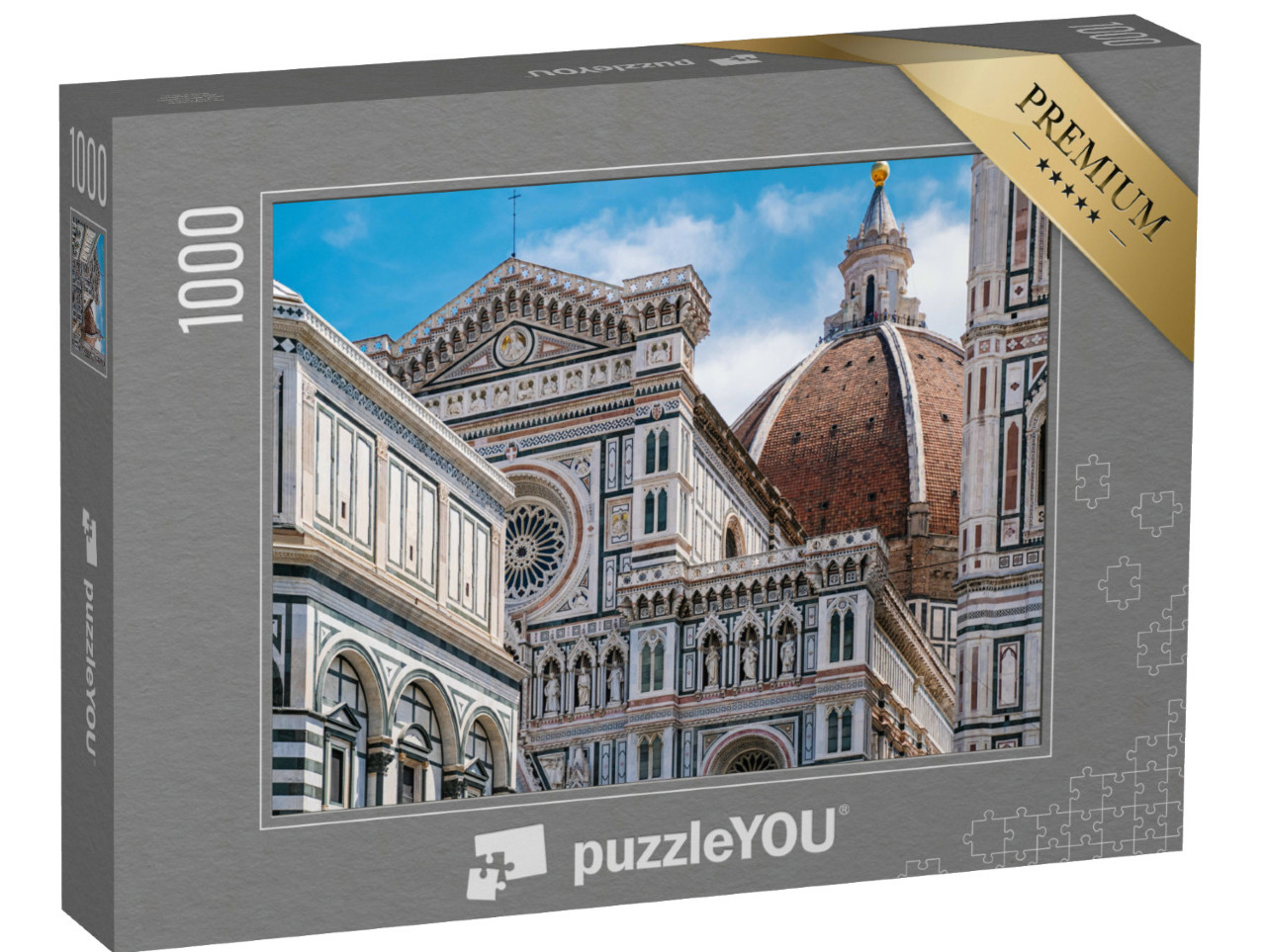 Puzzle de 1000 pièces « Gros plan sur la cathédrale Santa Maria del Fiore, Florence »