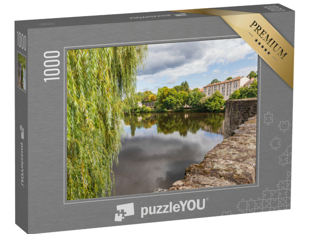 Puzzle de 1000 pièces « Europe, France, Haute-Vienne, Limoges. La rivière Vienne à Limoges. »