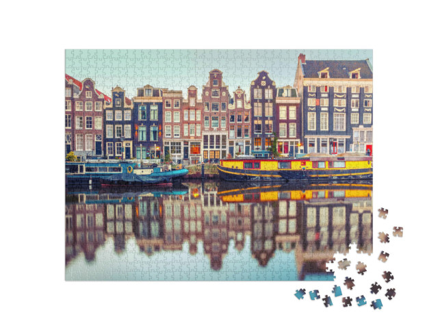 Puzzle de 1000 pièces « Amsterdamer Gracht, Pays-Bas, Niederlande »
