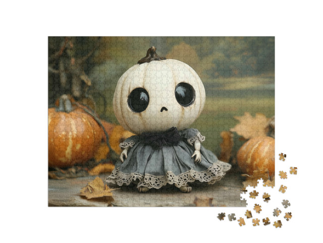 Puzzle de 1000 pièces « Spectre de citrouille »