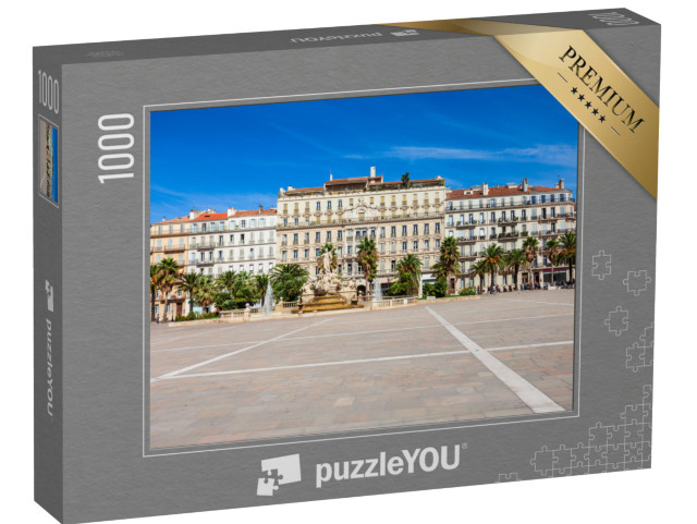 Puzzle de 1000 pièces « Place de la Liberté ou Place de la Liberté dans le centre de la ville de Toulon en France »