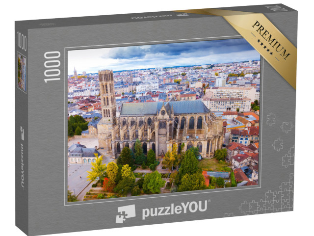 Puzzle de 1000 pièces « Célèbre cathédrale gothique dans la ville de Limoges en France, Europe »