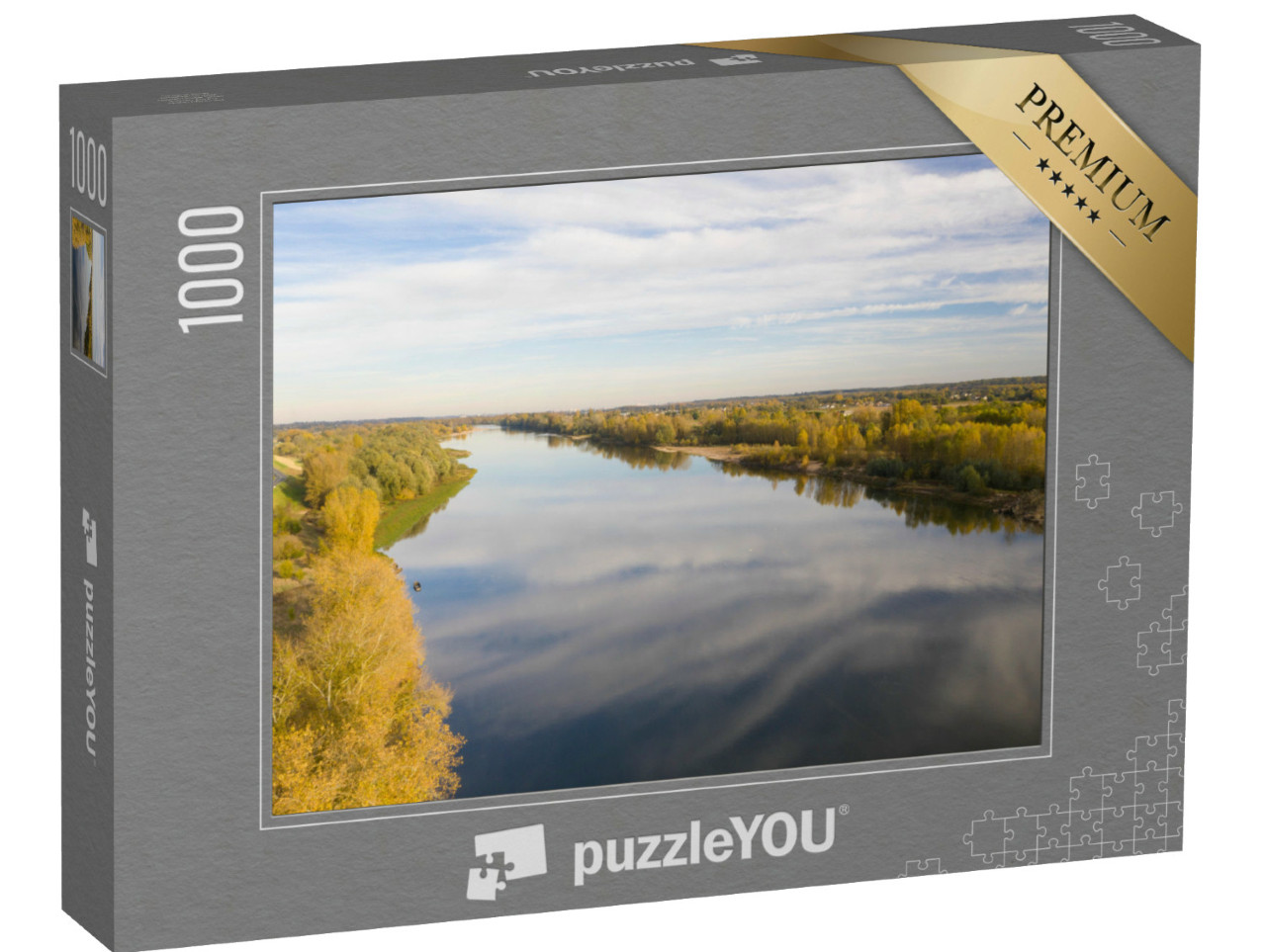 Puzzle de 1000 pièces « Une nature magnifique au bord de la Loire en France »