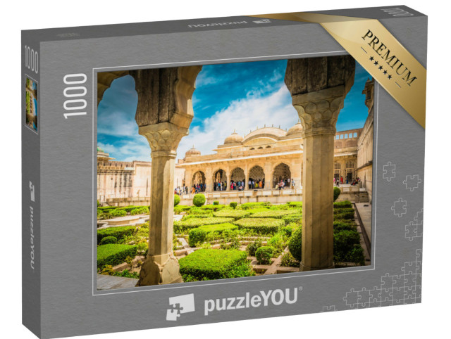 Puzzle de 1000 pièces « La forteresse d'ambre Sheesh Mahal »