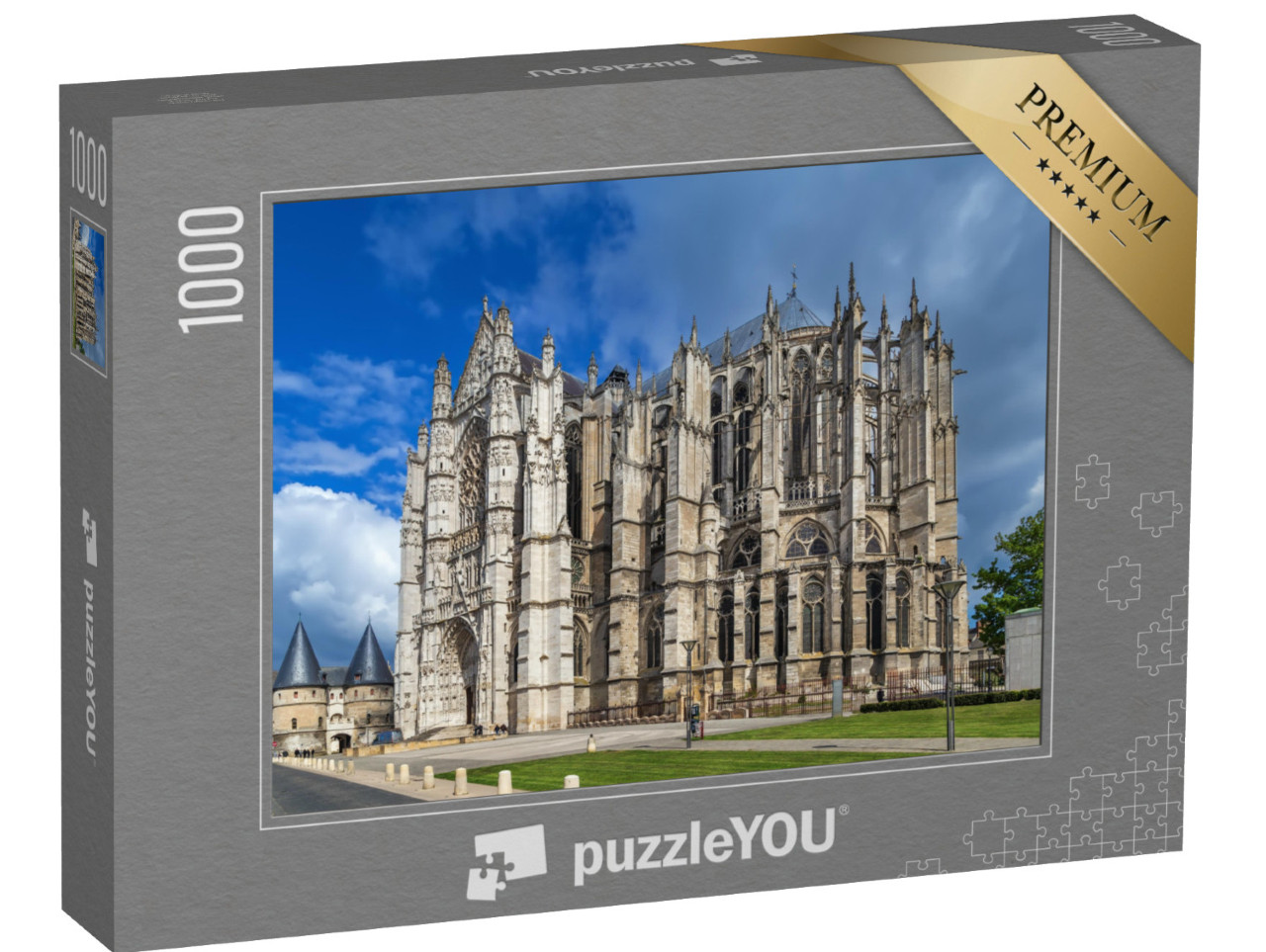 Puzzle de 1000 pièces « Cathédrale Saint-Pierre de Beauvais dans le nord de la France »