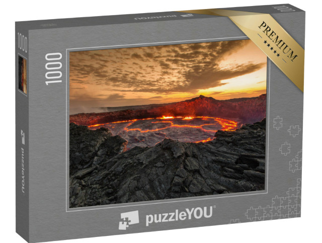 Puzzle de 1000 pièces « Volcan Erta Ale en Éthiopie »