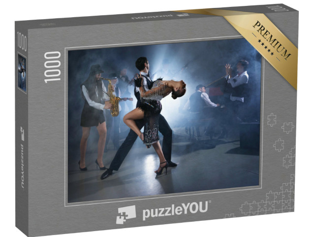Puzzle de 1000 pièces « Danse enflammée sur fond de musique live »