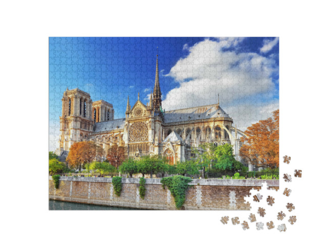 Puzzle de 1000 pièces « Cathédrale Notre-Dame de Paris, France »
