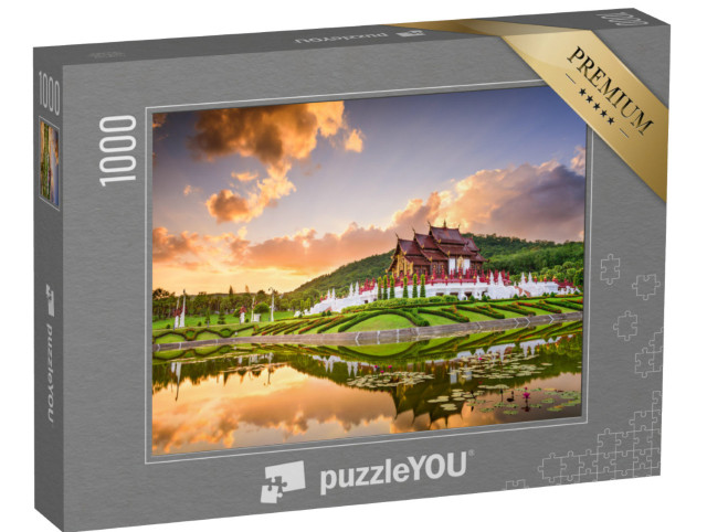 Puzzle de 1000 pièces « Royal Flora Ratchaphruek Park, Chiang Mai, Thaïlande »