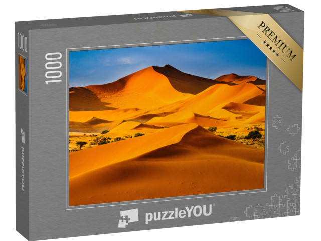 Puzzle de 1000 pièces « Désert de Namibie : une dune au soleil »