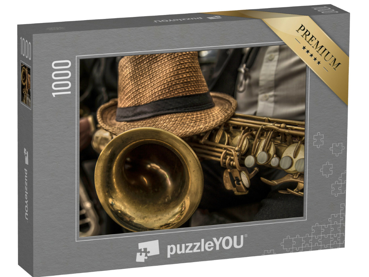 Puzzle de 1000 pièces « Impression avec saxophone »