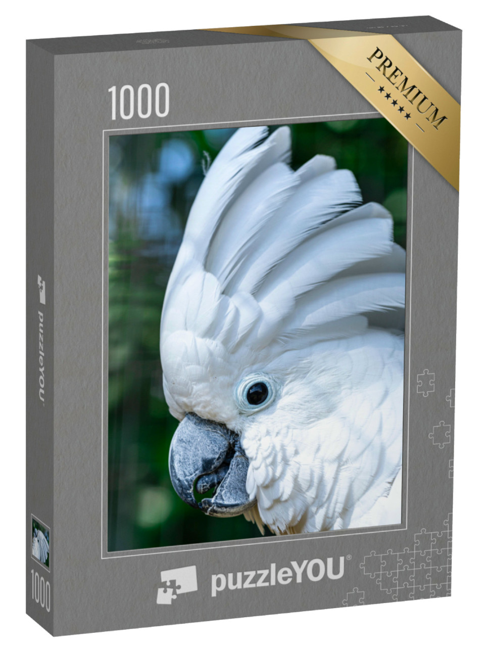 Puzzle de 1000 pièces « Le cacatoès blanc, Cacatua alba »